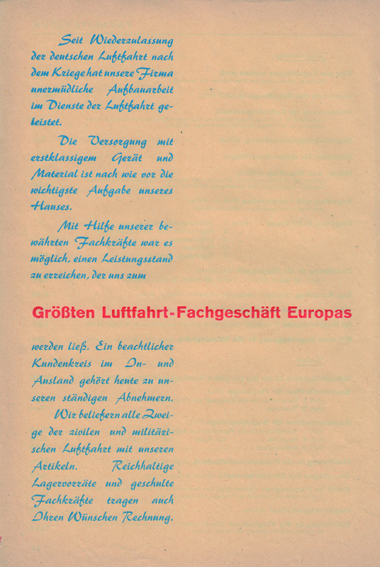 Auszug Katalog 1956